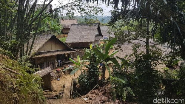 Perkampungan di dalam Baduy (Bahtiar/detikTravel)