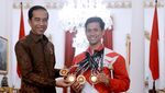 Suasana Ceria Saat Jokowi Sambut Atlet ASEAN Para Games 2017