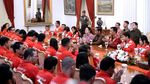 Suasana Ceria Saat Jokowi Sambut Atlet ASEAN Para Games 2017