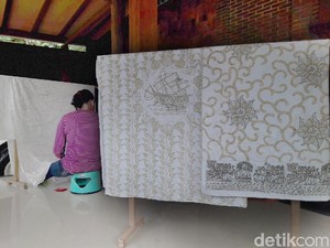 Fine Art Batik Magelang, Motifnya Diambil dari Relief Borobudur