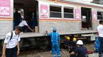 Ini Kereta Penolong yang Selamatkan KRL Anjlok di Manggarai