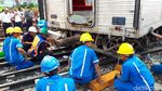 Lepas dari Rel, Begini Posisi Roda KRL Anjlok di Manggarai