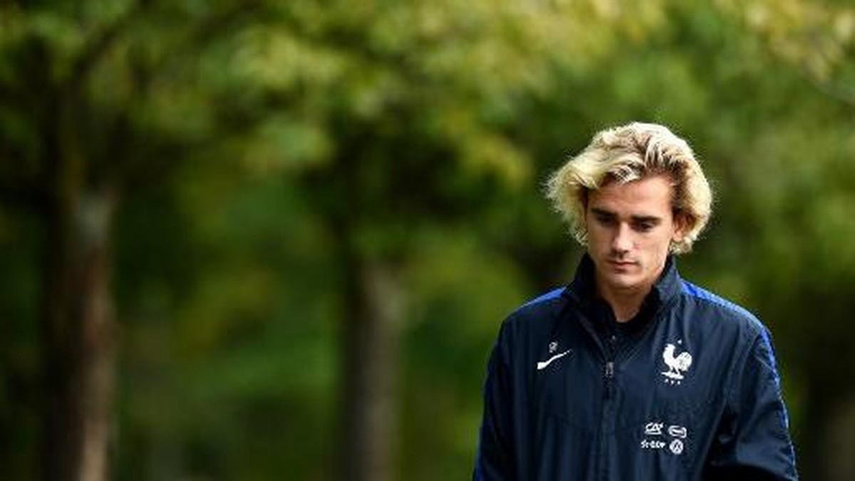 Penampilan Antoine Griezmann belum impresif bersama Atletico Madrid. Foto: Franck Fife/AFP Photo