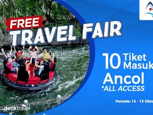 Free Travel Fair: Tiket Masuk Ancol All Access Gratis