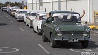 Parade mobil buatan Toyota Australia selama 54 tahun. Dengan berakhirnya produksi, Toyota fokus hanya dalam penjualan dan pemasaran saja di Australia. Mobil akan diimpor dari negara lain .Foto: Toyota Australia