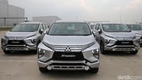 Ini dia mobil Mitsubishi Expander yang siap dikirim ke konsumen. Foto: Agung Pambudhy