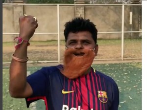 Lionel Messi dari India yang Buncit dan Kocak