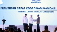 Acara penutupan Rakornas itu digelar di Jakarta, Selasa (3/10). Foto: dok. KADIN