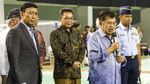 Tinjau Pelatnas Bulutangkis, JK Tantang Owi/Butet