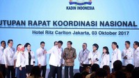 Turut hadir Wakil Dewan Pertimbangan KADIN Maruarar Sirait saat penutupan Rapat Koordinasi Nasional (Rakornas) Kamar Dagang Industri (Kadin) Indonesia 2017. Foto: dok. KADIN