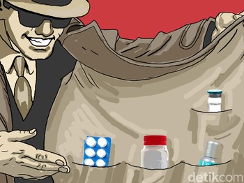 Pedagang Obat Gaib di Pasar Pramuka