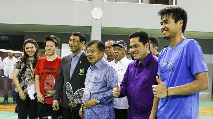 Wapres Tinjau Pelatnas dan Venue GBK, Menpora Tak Ikut Dampingi