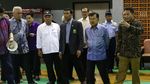 Tinjau Pelatnas Bulutangkis, JK Tantang Owi/Butet