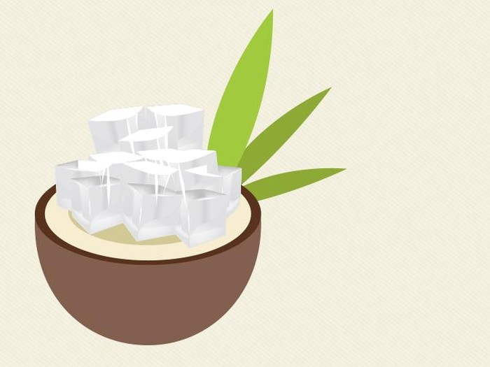 Proses pembuatan nata de coco campur urea/Foto: infografis Proses pembuatan nata de coco campur urea/Foto: infografis