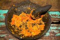 Ulekan cabai rawit super pedas yang biasanya dinikmati dengan aneka lauk.