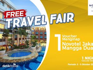 Free Travel Fair: Menginap Gratis di Novotel Jakarta Mangga Dua