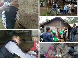 Cerita Kesigapan Brigadir Dikri Tandu Wanita Hamil di Sukabumi
