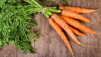 Bengkel karotenoid lain juga ada dalam wortel. Makanan ini mengandung banyak beta karoten yang sehat untuk membantu menangkal alergi yang menyengsarakan. Foto: Thinkstock