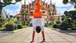 Foto: Cowok Ganteng yang Selalu Handstand Keliling Dunia