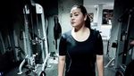 Ciat! Audy Uwais Tendang Bobot Berlebih dengan Nge-Gym