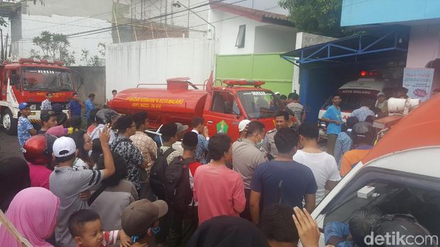 Pabrik Keripik Tempe terbakar