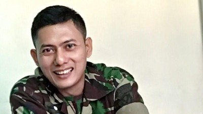 Foto: Ini Kopda Anto, Anggota TNI AU yang Viral karena Mirip AHY