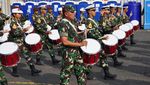 Gladi HUT ke-72 TNI, Pangkostrad Unjuk Gigi Bermain Genderang