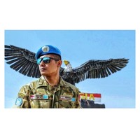 Pria berusia 34 tahun asal Gunung Kidul itu mengaku pernah melupakan tugasnya sebagai anggota TNI AU. Sehari-harinya Anto bekerja di Satuan Kesehatan Mabes TNI AU. Foto: Dok. Instagram