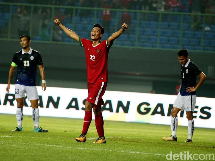 Indonesia Berjaya Atas Kamboja di Bekasi