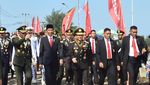 Momen Jenderal Gatot dan Jokowi Sang Panglima Tertinggi di HUT TNI