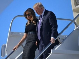 Tiba di Las Vegas, Trump Temui Korban Penembakan Brutal