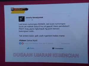 Bentrok Suporter dan Pesilat Diduga Berawal dari Ujaran Kebencian