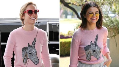 Foto: 8 Momen Selebriti Pakai Baju Kembar, Mana yang Lebih Stylish?