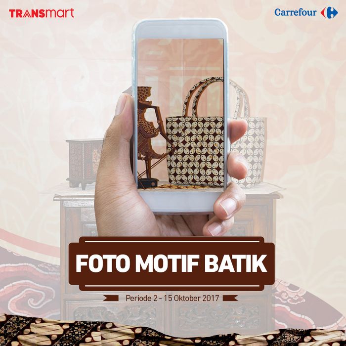 Foto Motif Batik di Pasar Kaget Transmart Carrefour (Dok. Transmart Carrefour) Foto Motif Batik di Pasar Kaget Transmart Carrefour (Dok. Transmart Carrefour)
