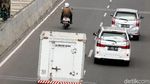 Tidak Ada Polisi, Pemotor Kembali Nekat Terobos JLNT