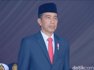 Jokowi Jadi Inspektur Upacara HUT TNI Ke-73 di Cilangkap