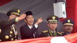 Momen Jenderal Gatot dan Jokowi Sang Panglima Tertinggi di HUT TNI