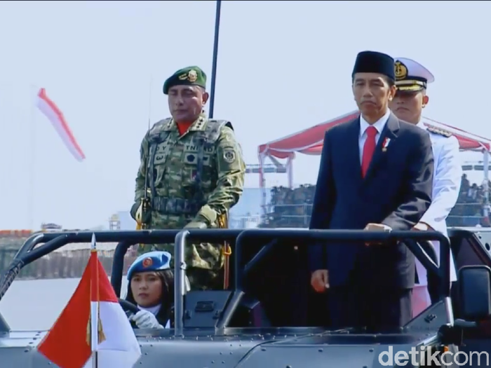 Pesan-pesan Jokowi Sang Panglima di HUT Ke-72 TNI