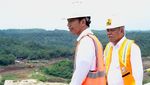 Jokowi Blusukan ke Proyek Bendungan Terbesar Ketiga di RI