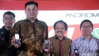 Smartfren Andromax Prime diluncurkan di Jakarta, Kamis (5/10/2017).