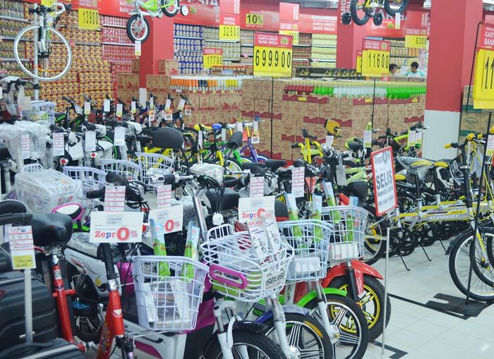 Beli Sepeda  Listrik  Gratis Voucher di  Transmart  Carrefour