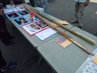 Bambu yang digunakan tersangka untuk memukuli korban