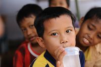 1 dari 4 Anak Indonesia Masih Kurang Konsumsi Air
