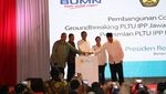 Jokowi Resmikan Pembangkit Listrik di Banten