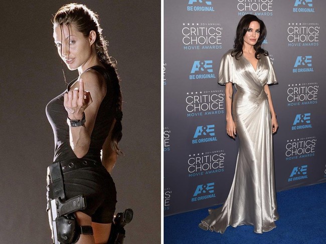 Lara Croft seorang bangsawan Inggris yang jago bela diri diperankan Angelina Jolie dalam film Tomb Raider. Foto: Ist, Getty Images