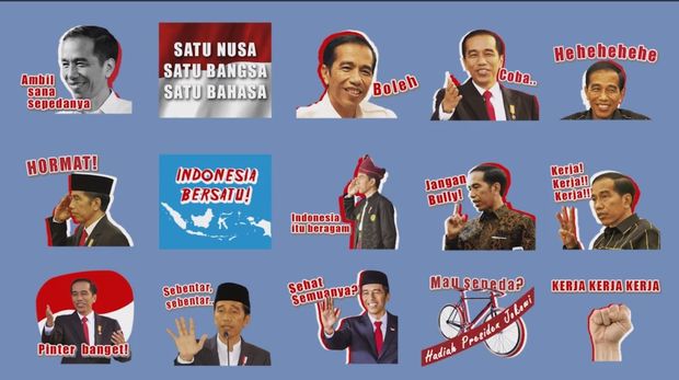  Stiker Wa Jokowi  Lucu