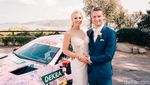 Keren! Mobil Balap Jadi Mobil Pengantin