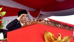 Momen Jenderal Gatot dan Jokowi Sang Panglima Tertinggi di HUT TNI