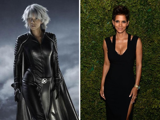 Sosok misterius dan berambut putih dengan kekuatan mendatangkan petir dan angin, Strom, diperankan oleh Halle Berry di film X-Men. Foto: Ist,Getty Images
