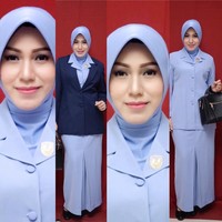 TNI cantik berhijab lainnya ada Lia Pertiwi. Seperti Ayu, Lia merupakan anggota TNI AU. Foto: Dok. Instagram